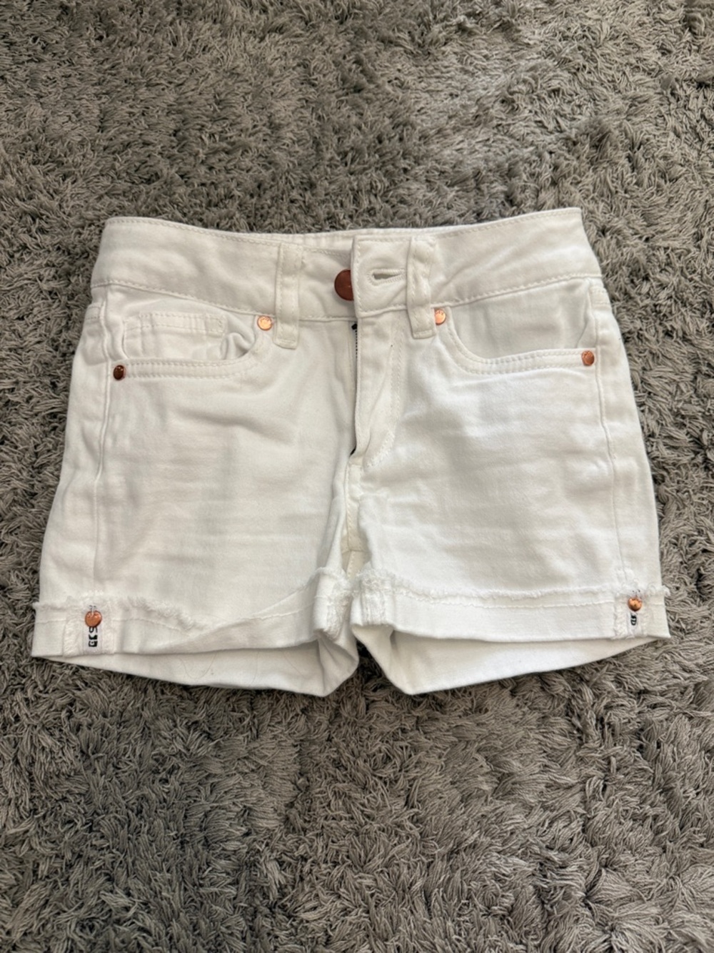 Joe's Jeans White Denim Casual Cutoff Shorts